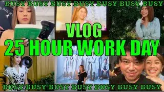 LESLEY VLOG // 25 Hour Work Day // 陪我去開工25個鐘！
