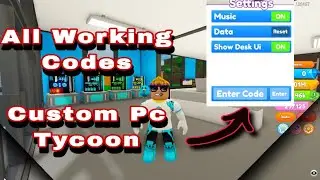 All Working Codes In Custom Pc Tycoon (Roblox)