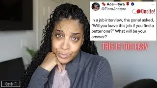 "Would you leave this job, if you found a better one?"