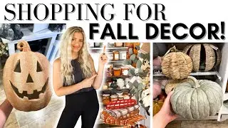 HOMEGOODS SHOP WITH ME FOR FALL || FALL DECOR STYLING IDEAS || AUTUMN DESIGNER DUPES