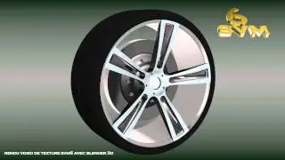 Rendu Video de Texture Aluminium SVM6 avec Blender 3d