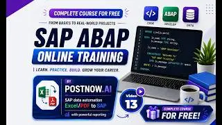 SAP ABAP Online Training | Complete SAP ABAP Course | Video 12
