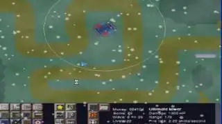 Tower Defence game made with game maker