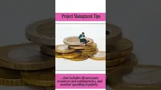 Project Management 101 - manage and monitor your project budget.