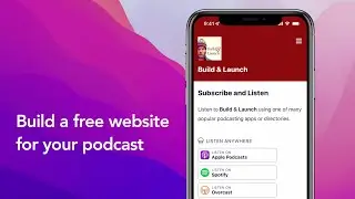 Free podcast website builder