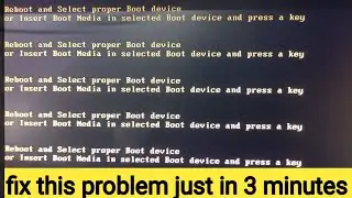 Reboot and Select proper Boot device or Insert Boot Media in selected Boot device and press a key