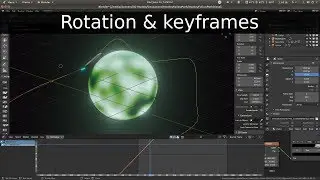 Blender 2.8 : Rotation and Keyframes