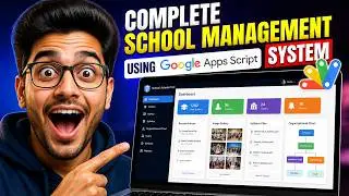 Complete School Management System using Google Apps Script