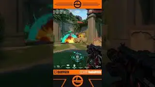 Quick ACE as Raze on Lotus While Defending A Site | Sub for more! | #valorant #shorts