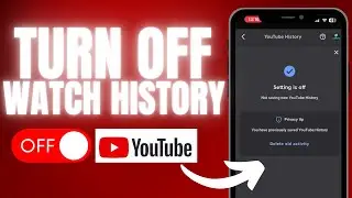 How To Turn OFF Watch History On YouTube [2024]