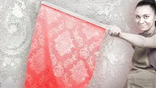 ТЮЛЬ+ШПАКЛЕВКА=ДЕКОР СТЕН ЗА КОПЕЙКИ!!! ДЕКОРАТИВАЯ ШТУКАТУРКА СВОИМИ РУКАМИ!!! ИЗ ОБЫЧНОЙ ШПАКЛЕВКИ