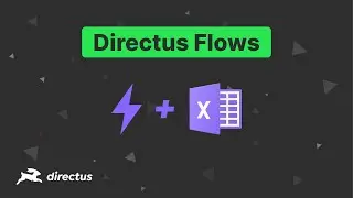 Add Data From Excel Using #Directus #Flows