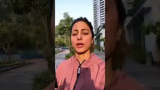 bollywood actress Hina khan sharing her experience