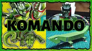 Komando! | Speed Build | Jomike Tejido's Foldabots (K-Zone - April - 2015) #BringBackLutabots
