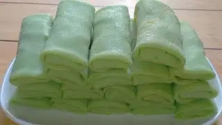 RESEP DADAR GULUNG ISI KELAPA GULA MERAH