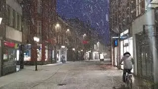snowfall in Netherlands | Spring snowfall 2021
