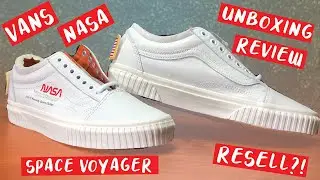 VANS NASA SPACE VOYAGER OLD SKOOL UNBOXING, REVIEW, RESELL IN 2021!