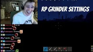 xQc is on GRINDER SETTINGS *0 TEXTURE RP GUY*