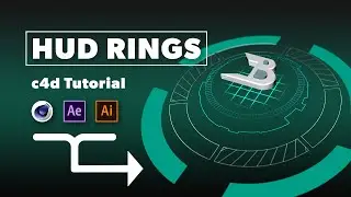 c4d Tutorial - HUD Rings Creation and Animation