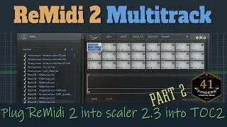 ReMidi 2 MultiTrack Setup