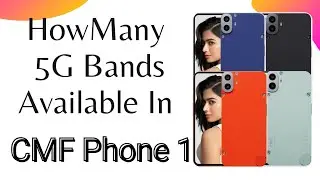 CMF Phone 1 5G Bands