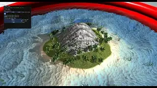 The Island in a bucket of water