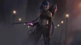 Jinx Arcane Skin + Falas em Português   PT BR