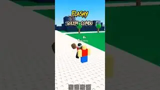 FLASHY golem combo (Roblox project smash) 