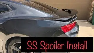Camaro 6th Gen SS Spoiler Install