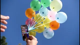 Will it Survive? How Many Balloons Will Lift an iPhone XS.
