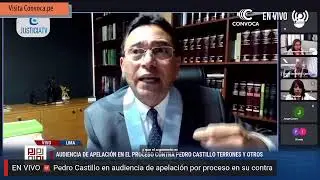 EN VIVO 🚨 Pedro Castillo en audiencia de apelación por proceso en su contra