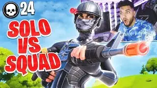 KNAX SOLO vs SQUADS 24 KILLS GAMEPLAY 😱