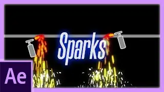 Sparks Animation | Motion Graphics | After Effects Tutorial