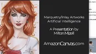 Marquetry/Inlay Artworks with Artificial Intelligence and ImagePaint