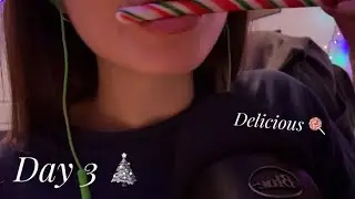 Irresistible Candy Cane Noms ASMR 🍬 | Tingly Mouth Sounds 