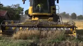 New Holland CX 820 mit Geringhoff //Gerste 2015