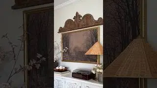 Fall Dining Room Sideboard Styling #diningroomdecor #falldecor #homedesign