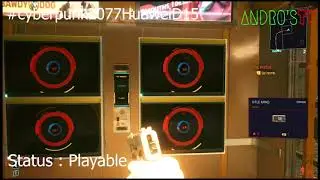 HUAWEI D15 CYBERPUNK 2077 GAME PLAY