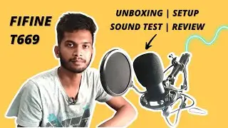 FIFINE T669 USB Condenser Mic: Setup and Review - Best Budget Condenser Microphone!