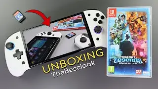 Unboxing Minecraft Legends Deluxe Edition Nintendo Switch + Gameplay