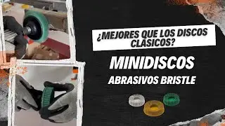 Minidiscos abrasivos bristle ¿mejores que los cepillos de acero? | retira pintura y óxido fácilmente