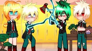⁉️😃🪓You never threw a axe when you were my age?🤨💚⁉️ // meme // BkDk // MHA/BNHA // GC //