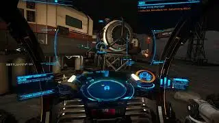 Elite Dangerous. Planet landing and cargo scooping in the SRV