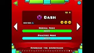 Dash 100% 3 coins | Geometry Dash 2.2