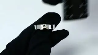 Серебряное кольцо Алькор с золотой накладкой и бриллиантом 01-1653/000Б-00