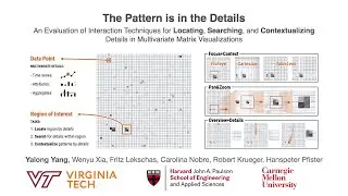 [CHI 2022 Preview] Interactive Multivariate Matrix Visualizations