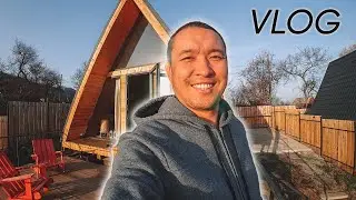 Дом шалаш. 24 Часа в A-Frame Доме. Где Отдохнуть Недалеко от Алматы. "Звёздное Плато"