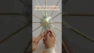12-pointed yarn mandala 