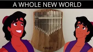A WHOLE NEW WORLD FROM ALAADDIN Kalimba Cover - Kalimba Tutorial - Kalimba Tabs