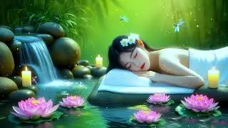 Relaxing in A Dreamy Spa Scene - Water Sounds for Sleep, Relieving Insomnia, Heal Body, Mind